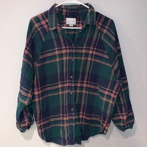 American eagle flannel long sleeve shirt in size medium